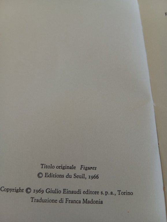 Figure. Retorica e strutturalismo, Gérard Genette, Einaudi, 1968