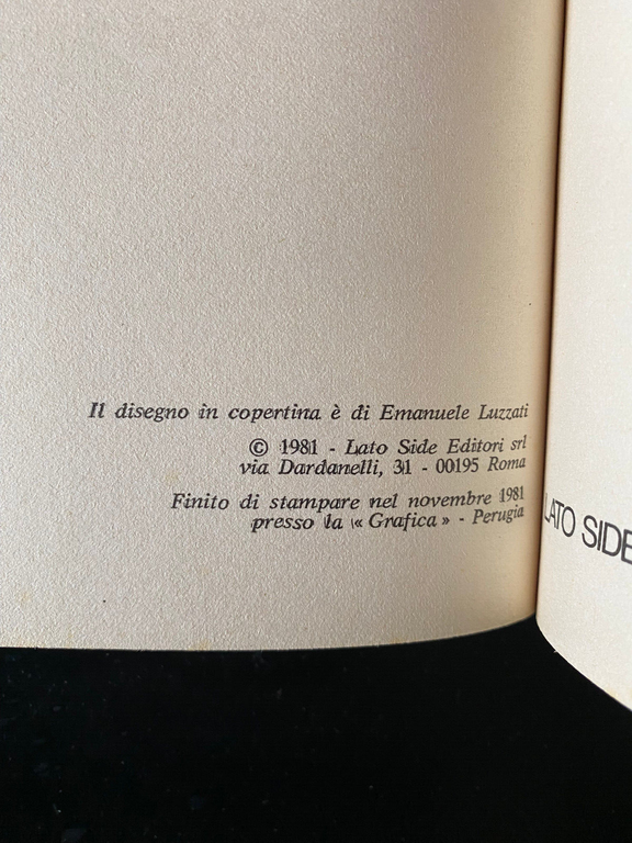 Filo' e altre poesie, Andrea Zanzotto, Lato Side Editori, 1981