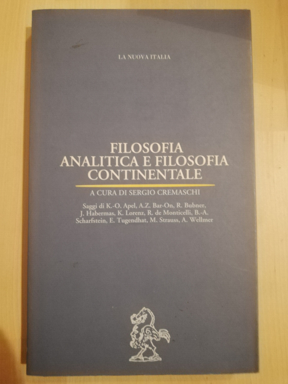 Filosofia analitica e filosofia continentale, Sergio Cremaschi (a cura), 1999