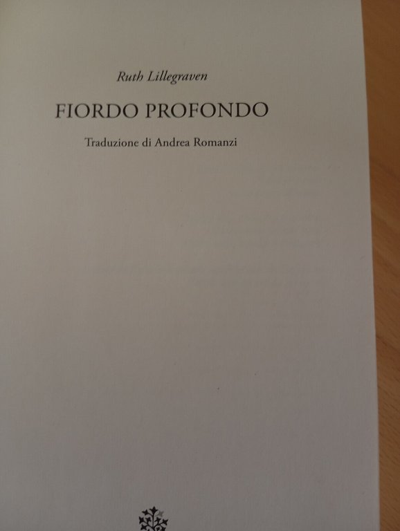 Fiordo Profondo, Ruth Lillegraven, Carbonio Editore, 2020