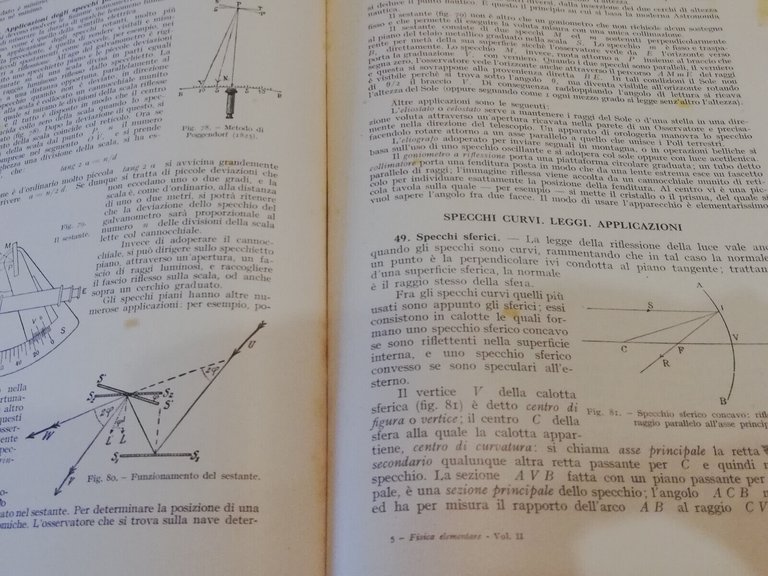 Fisica, volume secondo, Gaetano Castelfranchi, Hoepli, 1941