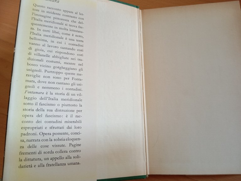 Fontamara, Ignazio Silone, Mondadori, 1962, bella edizione