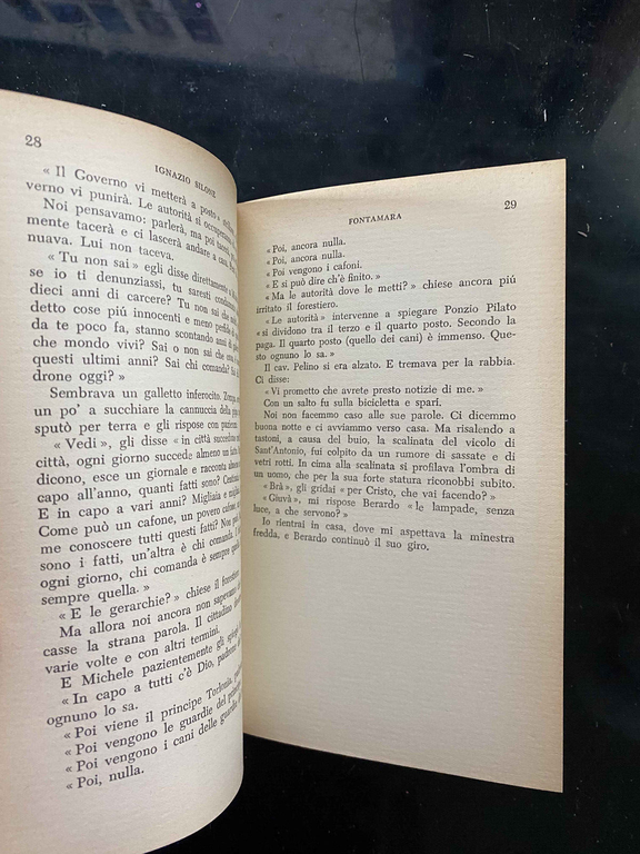 Fontamara, Ignazio Silone, Mondadori, 1962, bella edizione