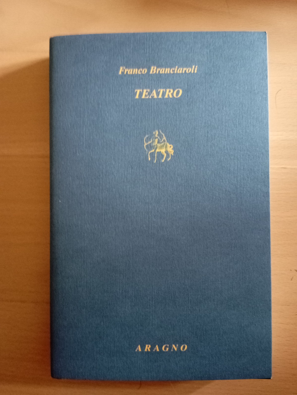 Franco Branciaroli, Teatro, Aragno, 2025 | Immagine principale