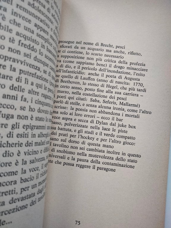 Franco Cordelli, Fuoco celeste, Quaderni della fenice, 6, Guanda, 1976