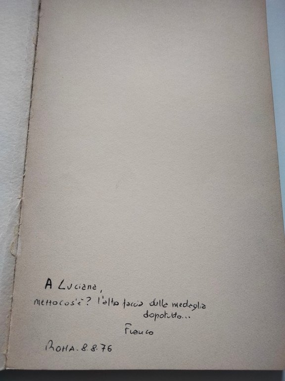 Franco Cordelli, Fuoco celeste, Quaderni della fenice, 6, Guanda, 1976