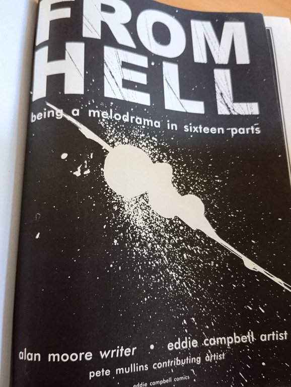 From hell, graphic novel, copertina tratta del film, Moore - …