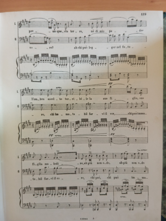 G. Verdi, La forza del destino, spartito pianoforte, Ricordi, 1895? | Immagine Gallery 6