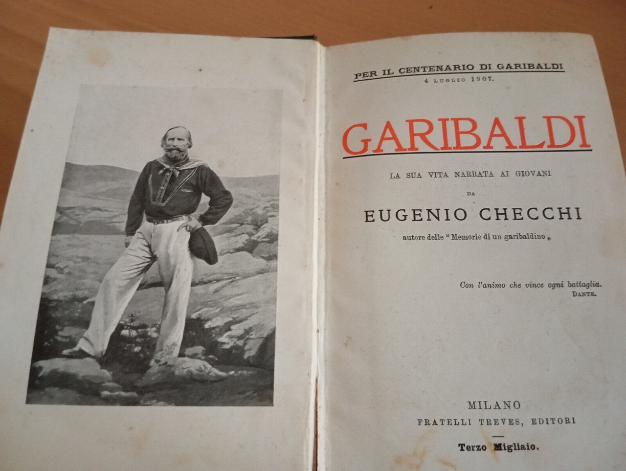 Garibaldi. La sua vita narrata ai giovani da Eugenio Checchi, …