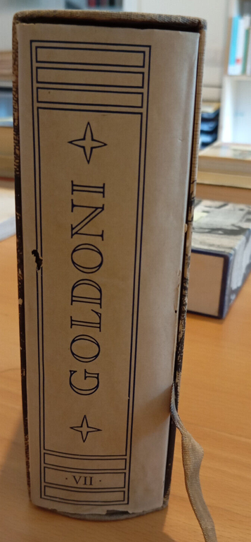 Garlo Goldoni, opere volume VII settimo 7, Con cofanetto, Mondadori …