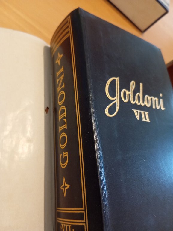 Garlo Goldoni, opere volume VII settimo 7, Con cofanetto, Mondadori …