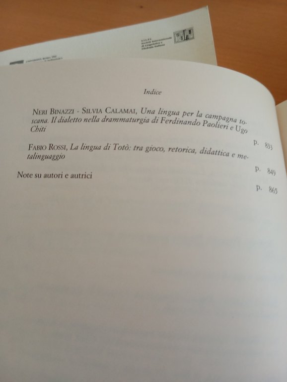 Generi, architetture e forme testuali, 2 volumi, convegno SILFI, 2004 …