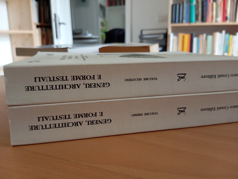 Generi, architetture e forme testuali, 2 volumi, convegno SILFI, 2004 …