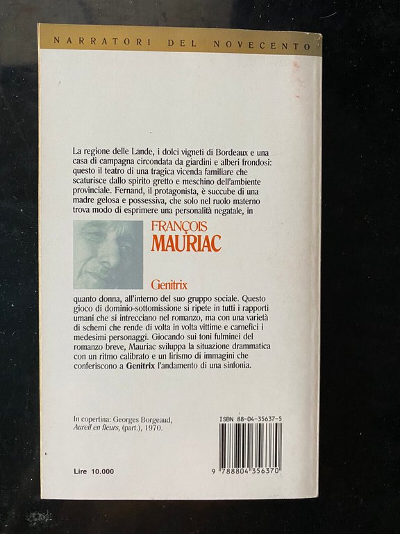 Genitrix, Francois Muriac, Mondadori, 1992