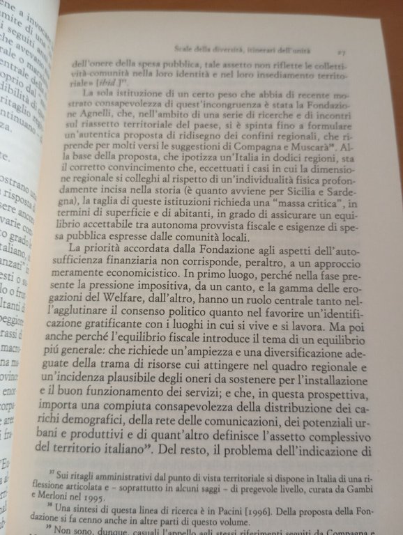 Geografia politica delle Regioni italiane, Pasquale Coppola, Einaudi, 1997