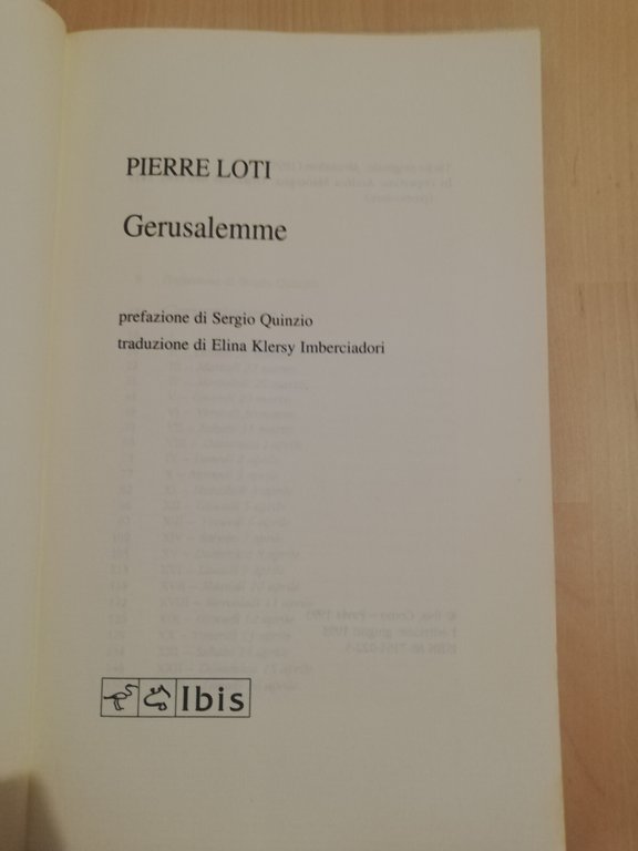 Gerusalemme, Pierre Loti, 1993, Ibis, Prefazione di Sergio Quinzio | Immagine Gallery 7