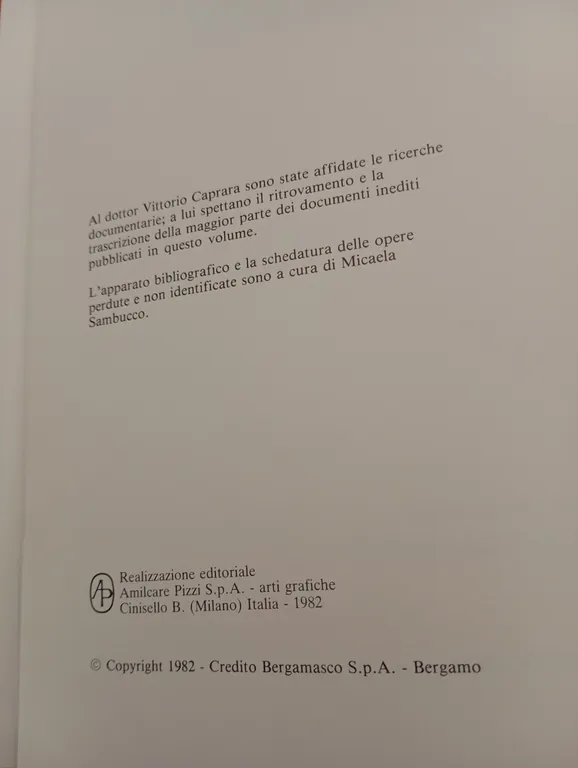 Giacomo Ceruti, Mina Gregori, Credito Bergamasco, 1982 | Immagine Gallery 8