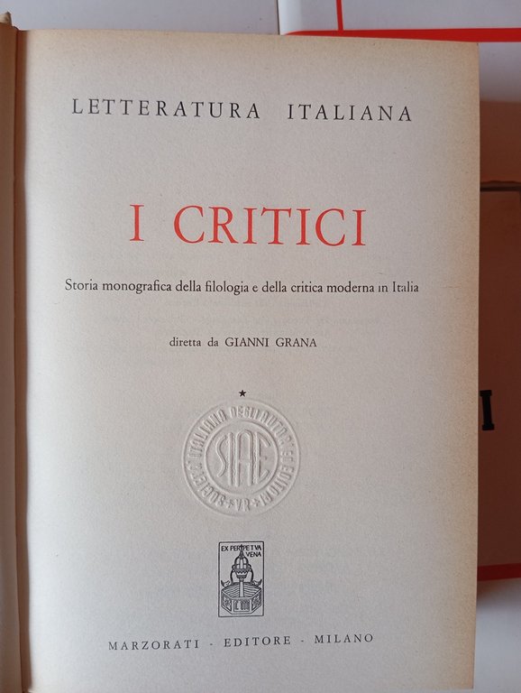Gianni Grana, I critici, Marzorati 1973, opera completa 5 volumi | Immagine Gallery 8