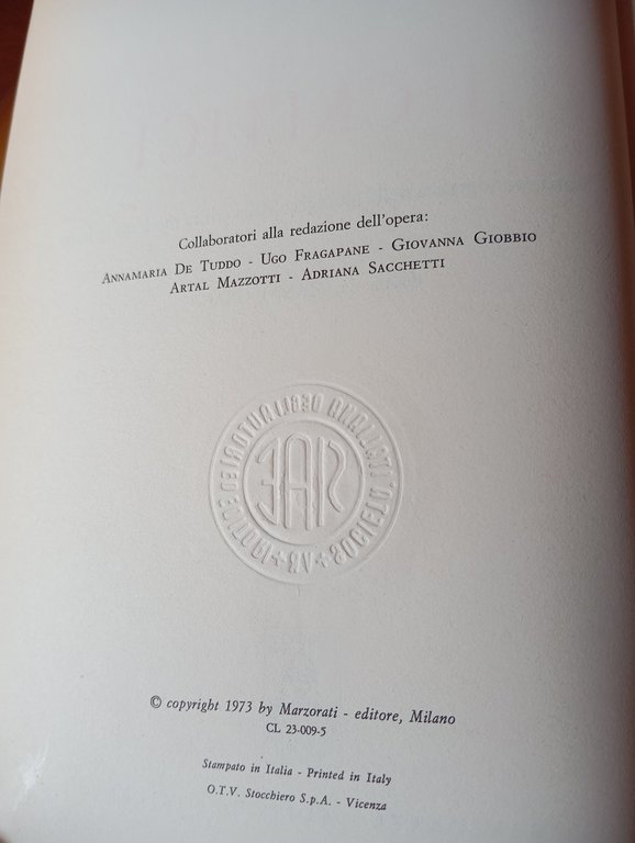 Gianni Grana, I critici, Marzorati 1973, opera completa 5 volumi | Immagine Gallery 9