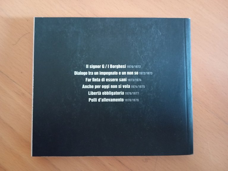 Giorgio Gaber, il teatro canzone, Tutti i testi 1970-1979, 2008 | Immagine Gallery 4