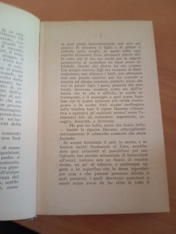 Gita al faro, Virginia Woolf, Fratelli Treves, 1934, prima edizione