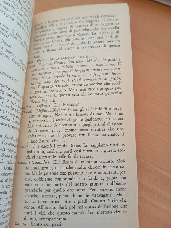 Giulio Cesare, Giuseppe Di Leva, Marsilio, 1974