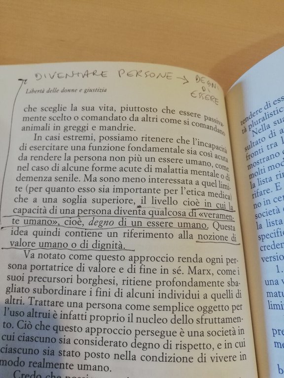 Giustizia sociale e dignità umana, Martha C. Nussbaum, Il Mulino, …