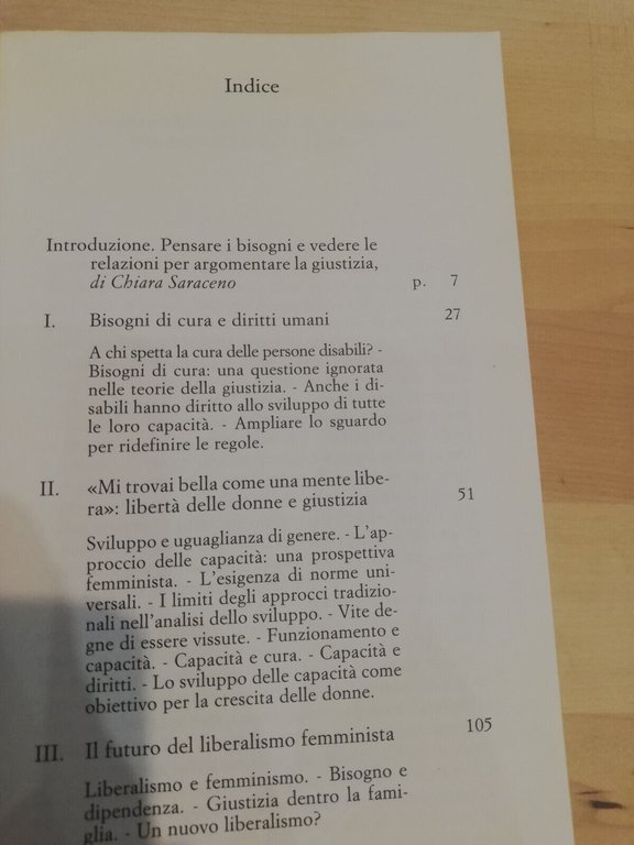 Giustizia sociale e dignità umana, Martha C. Nussbaum, Il Mulino, …