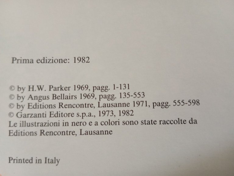 Gli anfibi e i rettili, Parker - Bellairs, Garzanti, I …