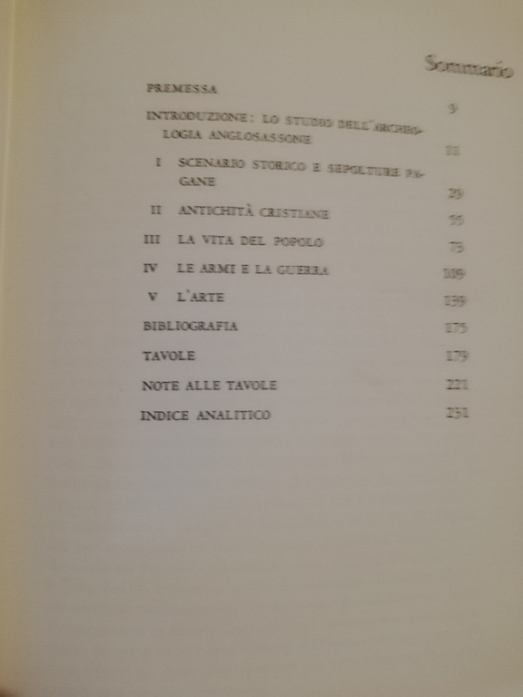 Gli anglosassoni, D. M. Wilson, 1962, Il Saggiatore