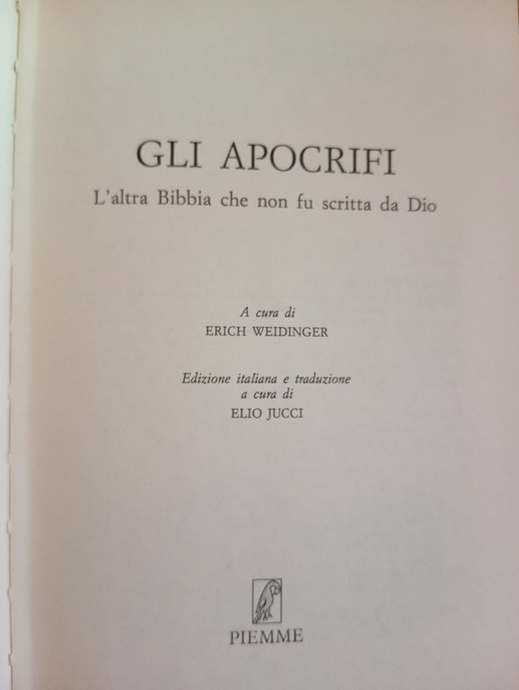 Gli apocrifi L'altra Bibbia che non fu scritta da Dio, … | Immagine Gallery 7