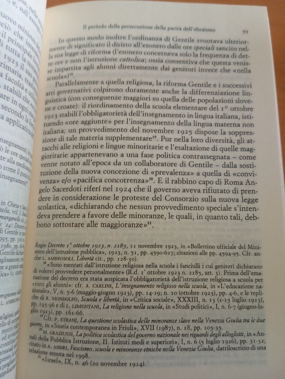 Gli ebrei nell'Italia fascista, Michele Sarfatti, Einaudi, 2007