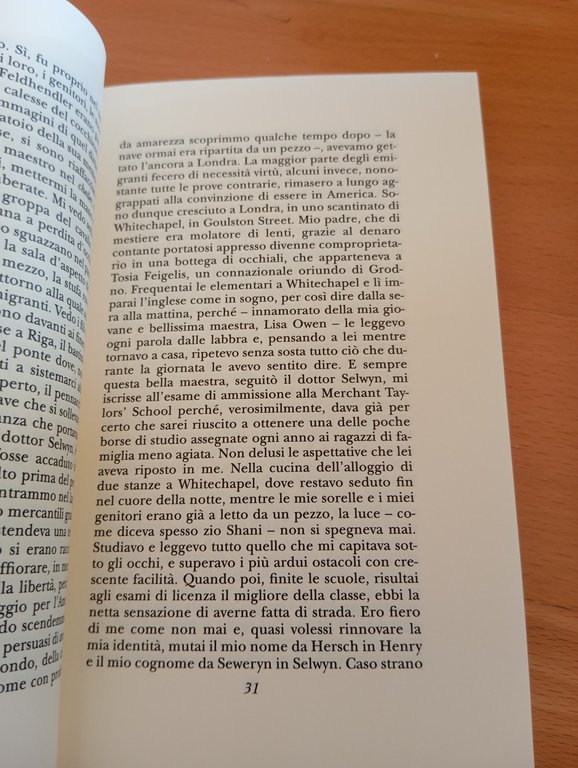 Gli emigrati, W. G. Sebald, Adelphi, 2007