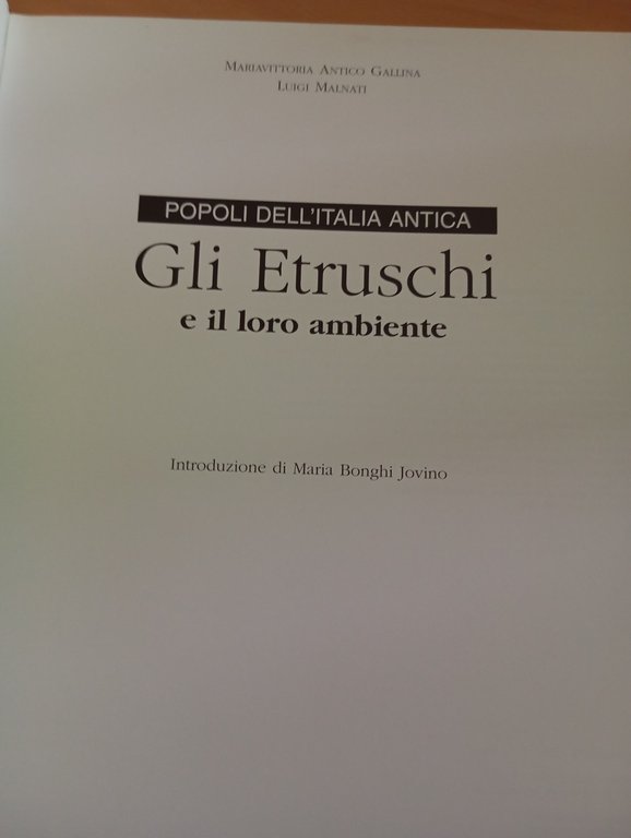 Gli Etruschi e il loro ambiente, Gallina - Malnati, Maria … | Immagine Gallery 6