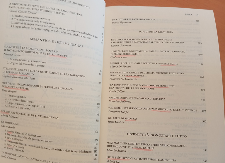 Gli intelletttuali/scrittori ebrei e il dovere della testimonianza A. Dolfi …