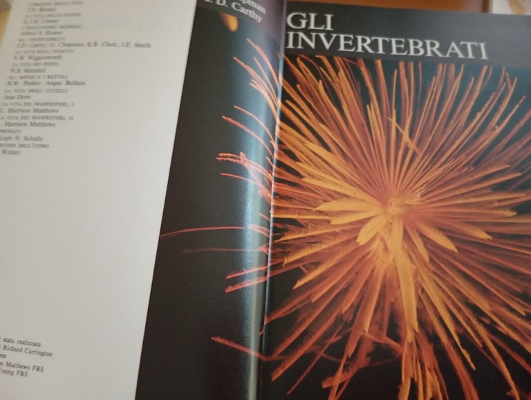 Gli invertebrati, Garzanti, I libri della natura, 1982