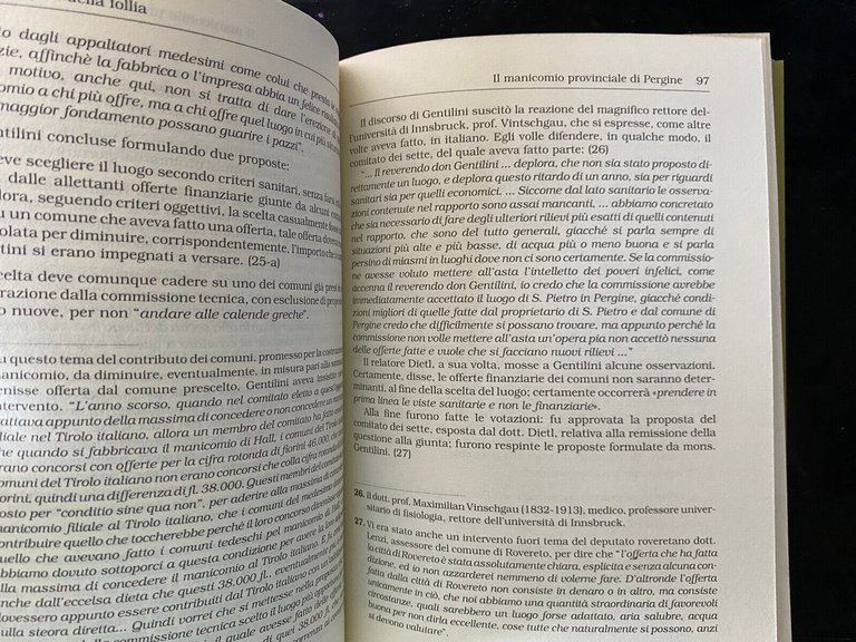 Gli spazi della follia Psichiatria nel Tirolo e Trentino, Giuseppe …