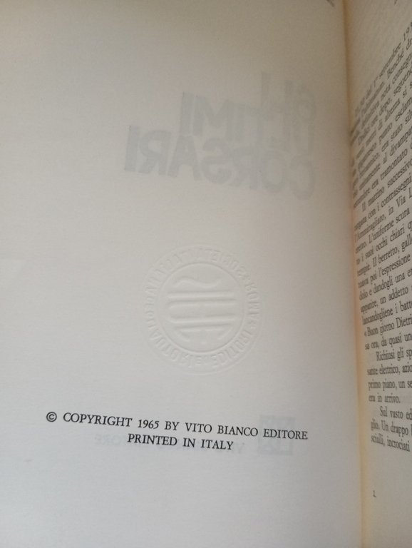 Gli ultimi corsari, Gaetano Angiolillo, Vito Bianco, 1965 | Immagine Gallery 9