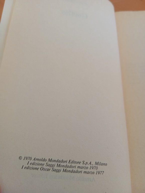 Goethe, Pietro Citati, Mondadori, 1977