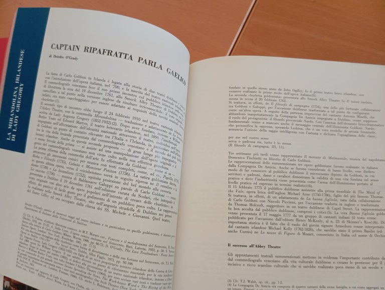 Goldoni Vivo, Bicentenario Carlo Goldoni, Ugo Ronfani, 1994