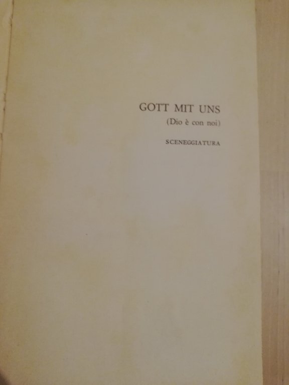 Gott mit uns, Montaldo, Jemma, Battistrada, 1970, Istituto Propaganda Libraria | Immagine Gallery 16