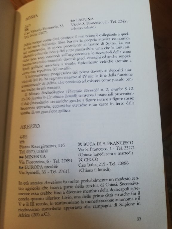 Guida all'Italia etrusca, Lucio Passerini, Marcos y Marcos, 1985 | Immagine Gallery 12