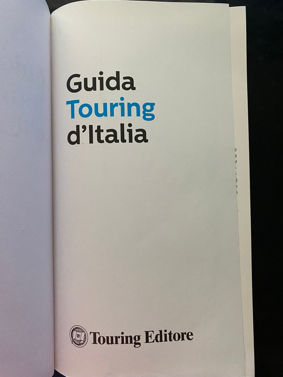 Guida Touring d'Italia, Touring editore, 2013