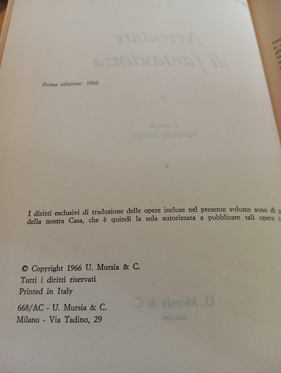 H. G. Wells, Avventure di fantascienza, Mursia, 1966