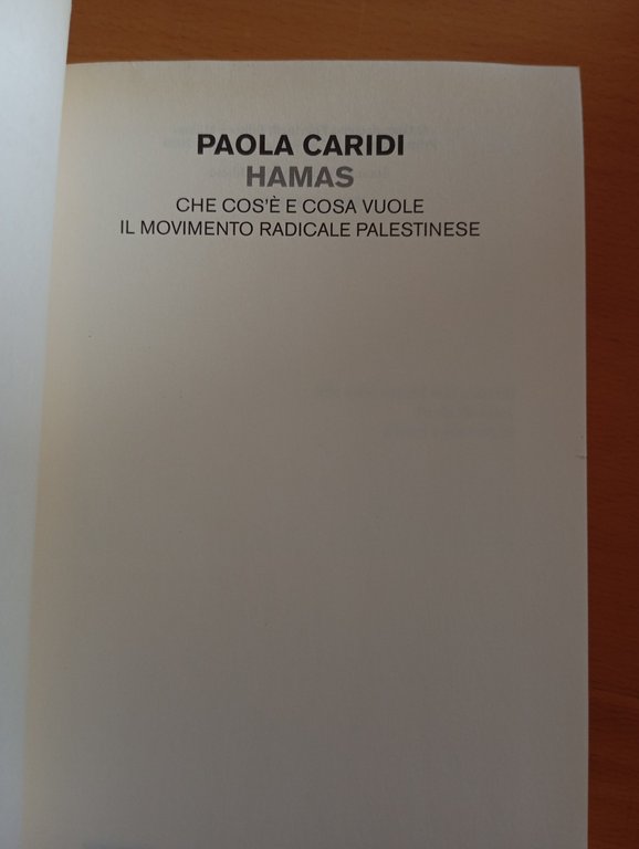 Hamas. Che cos'è e cosa vuole il movimento, Paola Caridi, … | Immagine Gallery 8