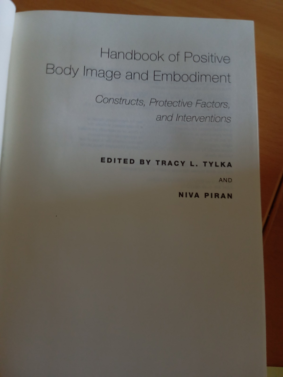 Handbook of positive body image and embodiment, T. L. Tylka …