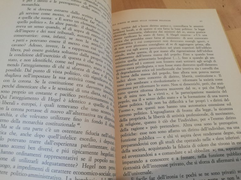 Hegel filosofo politico, Claudio Cesa, 1976, Guida