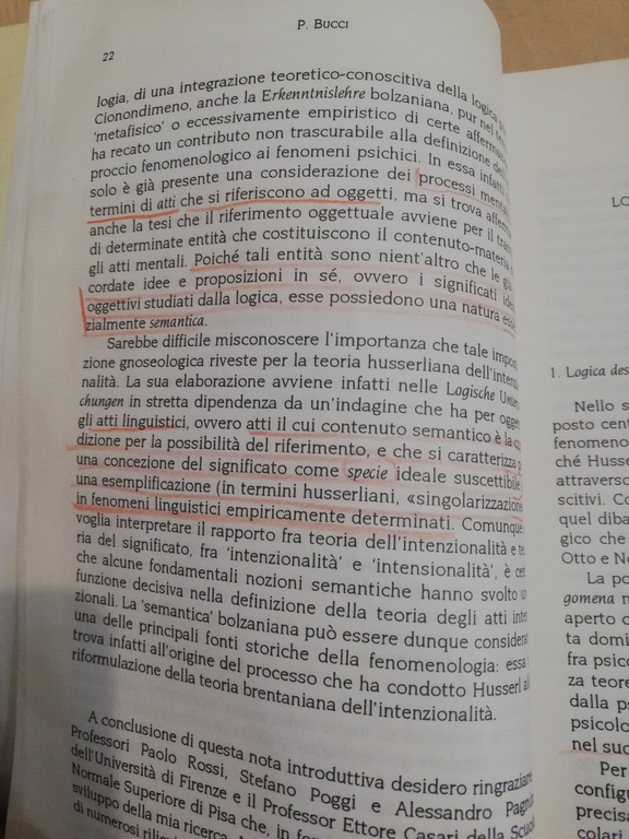 Husserl e Bolzano. alle origini della fenomenologia, Paolo Bucci, Unicopli, …