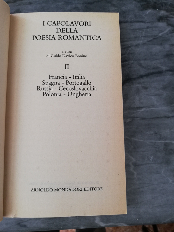 I capolavori della poesia romantica 2 voll. in cofanetto, G. …