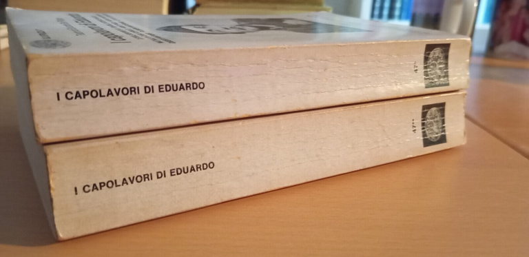 I capolavori di Eduardo De Filippo, due volumi, Einaudi, 1973